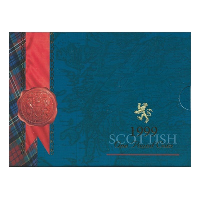 1999 BU £1 Coin Pack - Scottish Rampant Lion